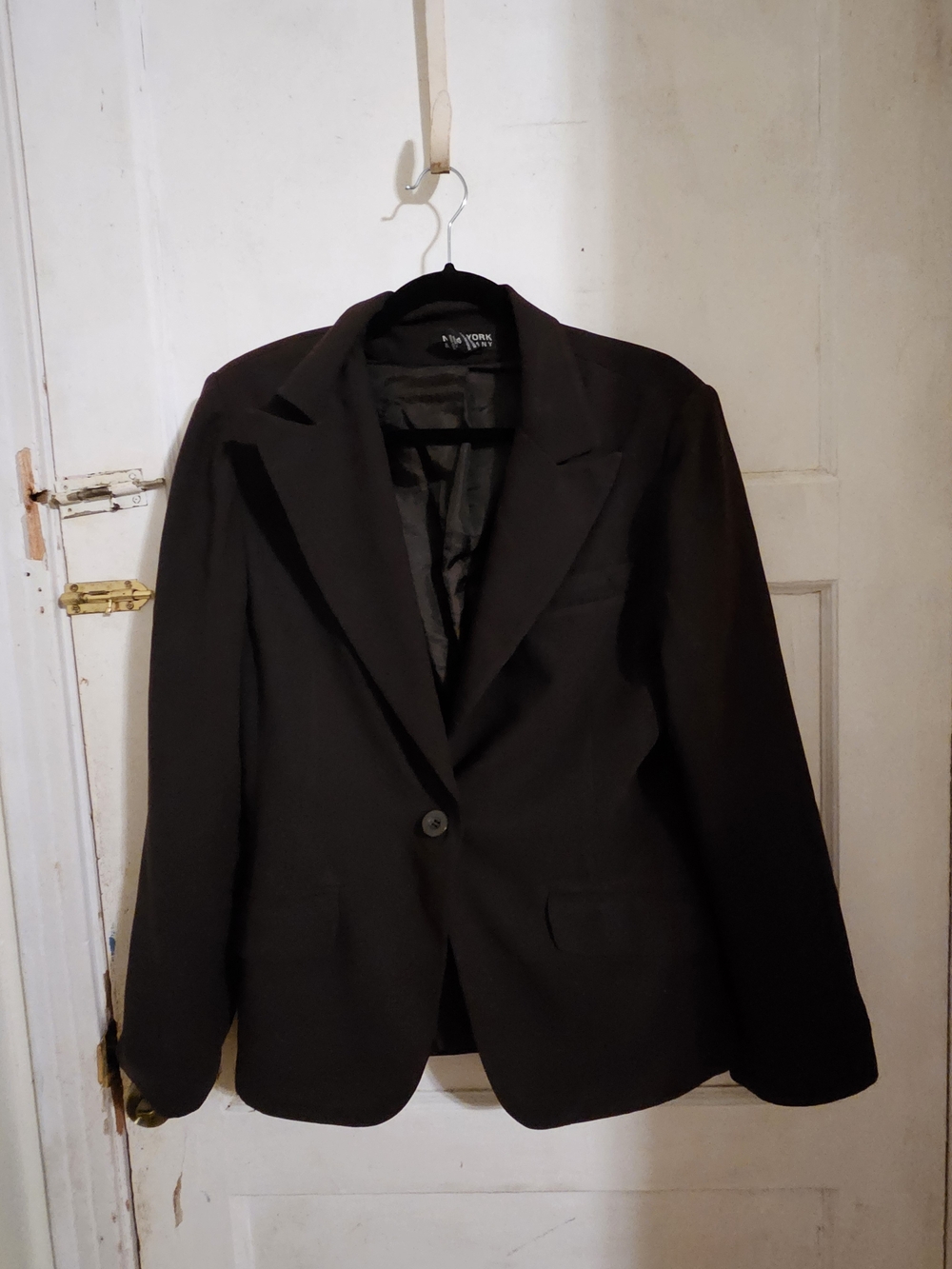 New York & Company Black Blazer Size 12 Like New